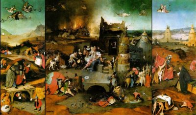 MNAA: As Tentações de Santo Antão (Hieronymus Bosch, c. 1500)
