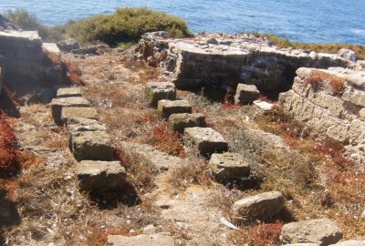 Ilha do Pessegueiro: Ruínas romanas