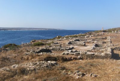 Ilha do Pessegueiro: Ruínas romanas